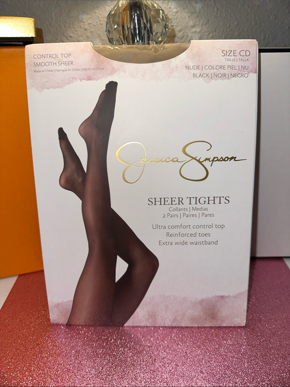 Jessica Simpson Nude Sheer Pantyhose - Beige